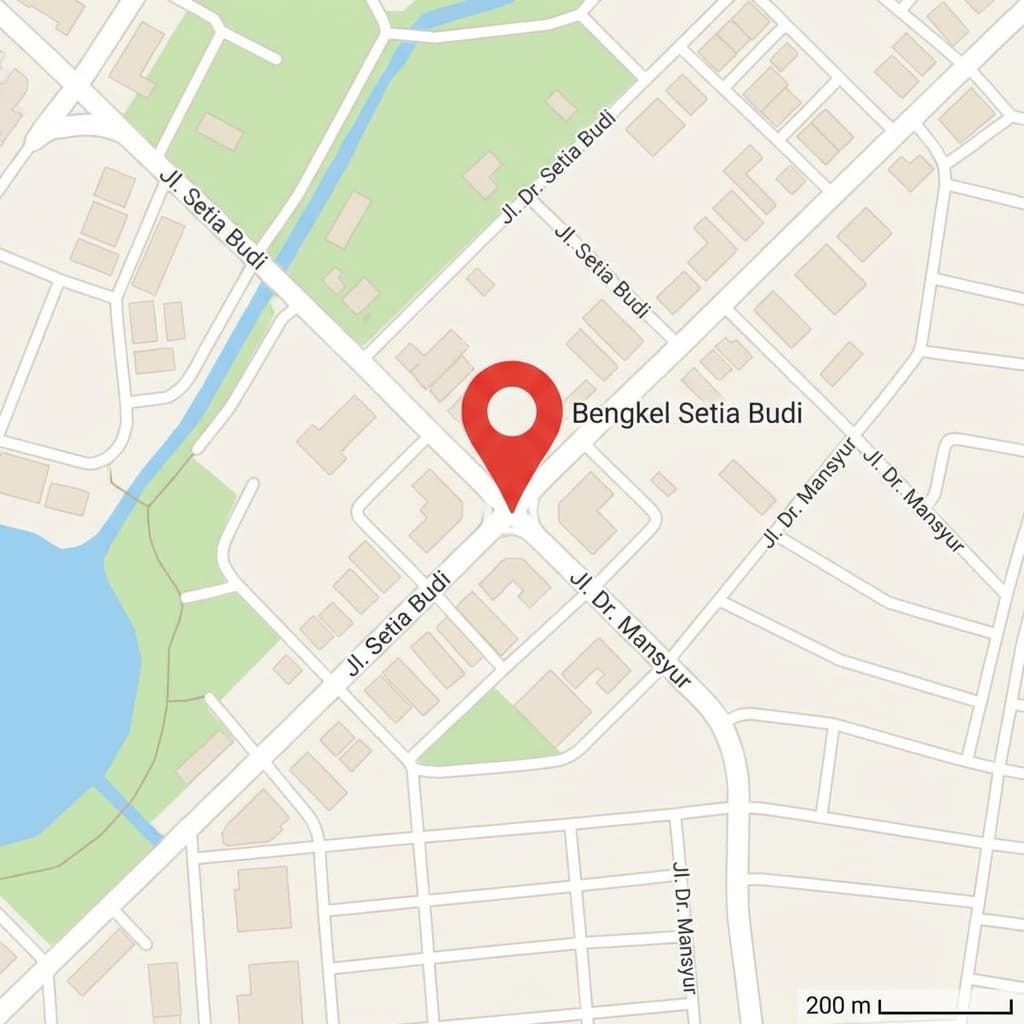 Peta Lokasi Workshop Maehservice